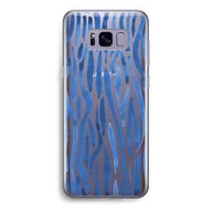 CaseCompany Blauwe nerven: Samsung Galaxy S8 Transparant Hoesje