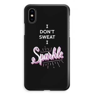 CaseCompany Sparkle quote: iPhone XS Max Volledig Geprint Hoesje