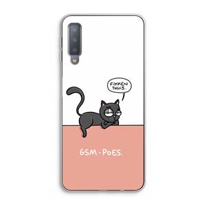 CaseCompany GSM poes: Samsung Galaxy A7 (2018) Transparant Hoesje