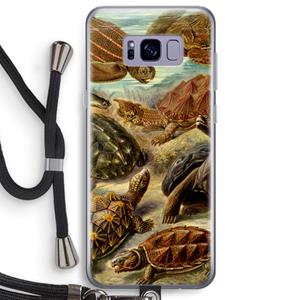 CaseCompany Haeckel Chelonia: Samsung Galaxy S8 Plus Transparant Hoesje met koord