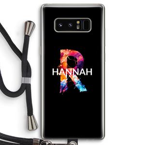 CaseCompany Abstract Spectrum: Samsung Galaxy Note 8 Transparant Hoesje met koord