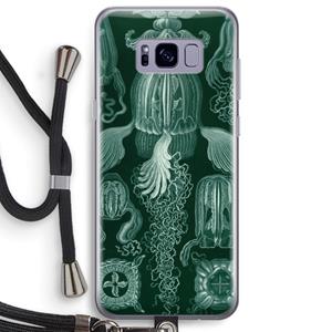 CaseCompany Haeckel Cubomedusae: Samsung Galaxy S8 Plus Transparant Hoesje met koord