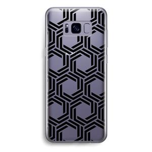 CaseCompany Geometrisch patroon: Samsung Galaxy S8 Transparant Hoesje