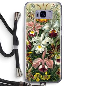 CaseCompany Haeckel Orchidae: Samsung Galaxy S8 Plus Transparant Hoesje met koord