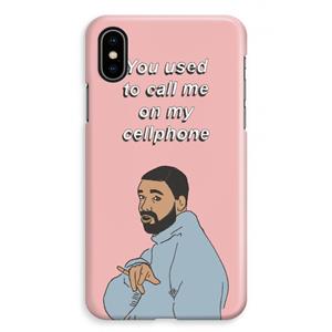 CaseCompany Hotline bling: iPhone XS Max Volledig Geprint Hoesje