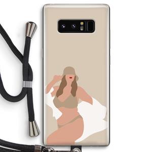 CaseCompany One of a kind: Samsung Galaxy Note 8 Transparant Hoesje met koord