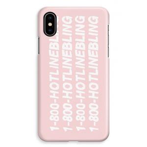 CaseCompany Hotline bling pink: iPhone XS Max Volledig Geprint Hoesje