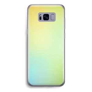 CaseCompany Minty mist pastel: Samsung Galaxy S8 Transparant Hoesje