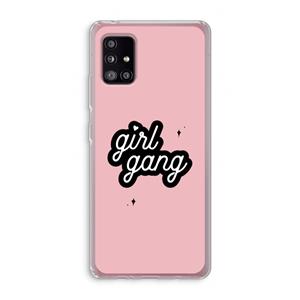 CaseCompany Girl Gang: Samsung Galaxy A51 5G Transparant Hoesje