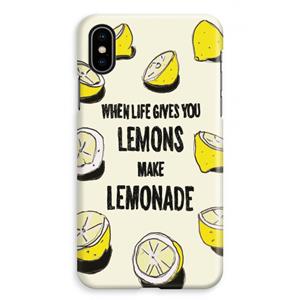 CaseCompany Lemonade: iPhone XS Max Volledig Geprint Hoesje