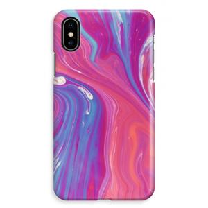 CaseCompany Paarse stroom: iPhone XS Max Volledig Geprint Hoesje