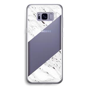 CaseCompany Biggest stripe: Samsung Galaxy S8 Transparant Hoesje