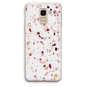 CaseCompany Terrazzo N°9: Samsung Galaxy J6 (2018) Transparant Hoesje
