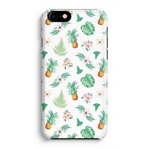 CaseCompany Ananas bladeren: Volledig Geprint iPhone 7 Plus Hoesje