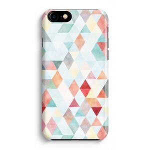 CaseCompany Gekleurde driehoekjes pastel: Volledig Geprint iPhone 7 Plus Hoesje