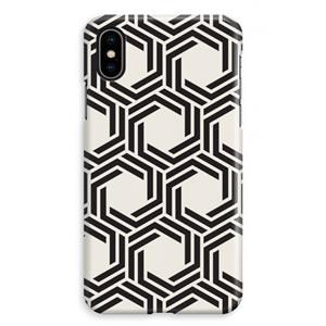 CaseCompany Geometrisch patroon: iPhone XS Max Volledig Geprint Hoesje