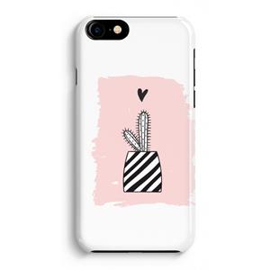 CaseCompany Zwart-wit cactus: Volledig Geprint iPhone 7 Plus Hoesje