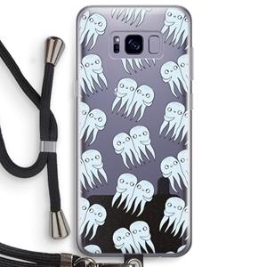 CaseCompany Octopussen: Samsung Galaxy S8 Plus Transparant Hoesje met koord