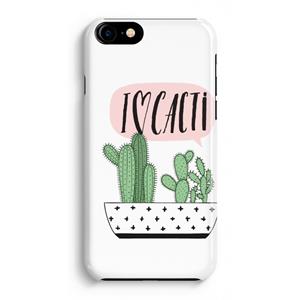 CaseCompany I love cacti: Volledig Geprint iPhone 7 Plus Hoesje