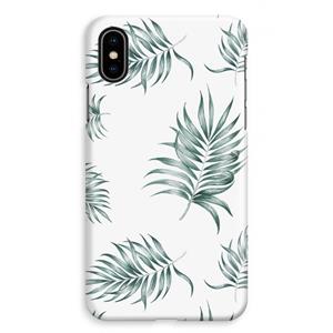 CaseCompany Simple leaves: iPhone XS Max Volledig Geprint Hoesje