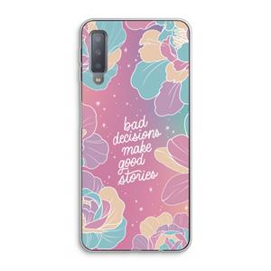 CaseCompany Good stories: Samsung Galaxy A7 (2018) Transparant Hoesje