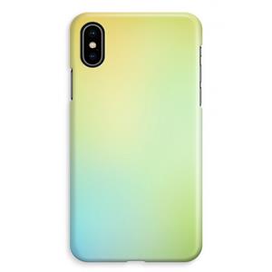 CaseCompany Minty mist pastel: iPhone XS Max Volledig Geprint Hoesje