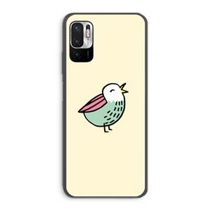 CaseCompany Birdy: Xiaomi Redmi Note 10 5G Transparant Hoesje