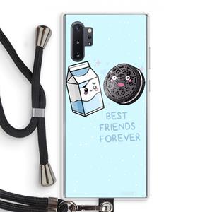 CaseCompany Best Friend Forever: Samsung Galaxy Note 10 Plus Transparant Hoesje met koord
