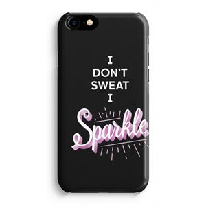 CaseCompany Sparkle quote: Volledig Geprint iPhone 7 Plus Hoesje
