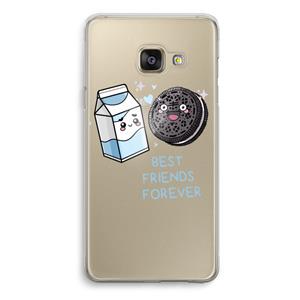 CaseCompany Best Friend Forever: Samsung Galaxy A3 (2016) Transparant Hoesje