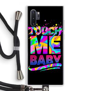 CaseCompany Touch Me: Samsung Galaxy Note 10 Plus Transparant Hoesje met koord