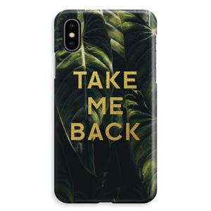 CaseCompany Take me back: iPhone XS Max Volledig Geprint Hoesje