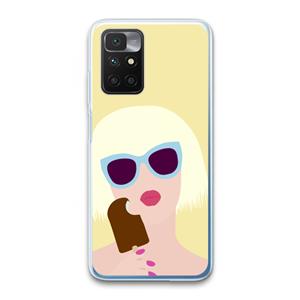 CaseCompany Ice cream: Xiaomi Redmi 10 Transparant Hoesje