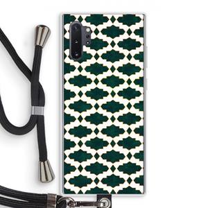 CaseCompany Moroccan tiles: Samsung Galaxy Note 10 Plus Transparant Hoesje met koord