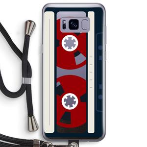 CaseCompany Here's your tape: Samsung Galaxy S8 Plus Transparant Hoesje met koord
