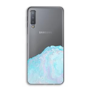 CaseCompany Fantasie pastel: Samsung Galaxy A7 (2018) Transparant Hoesje