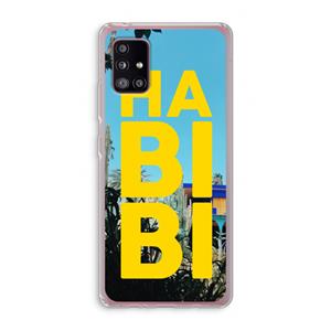 CaseCompany Habibi Majorelle : Samsung Galaxy A51 5G Transparant Hoesje