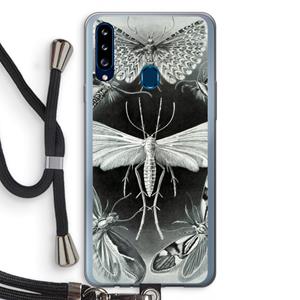 CaseCompany Haeckel Tineida: Samsung Galaxy A20s Transparant Hoesje met koord