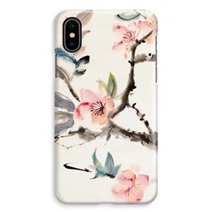 CaseCompany Japanse bloemen: iPhone XS Max Volledig Geprint Hoesje