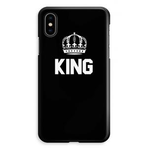 CaseCompany King zwart: iPhone XS Max Volledig Geprint Hoesje