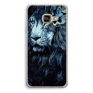 CaseCompany Darkness Lion: Samsung Galaxy A3 (2016) Transparant Hoesje