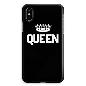 CaseCompany Queen zwart: iPhone XS Max Volledig Geprint Hoesje