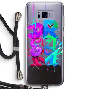CaseCompany Dream: Samsung Galaxy S8 Plus Transparant Hoesje met koord