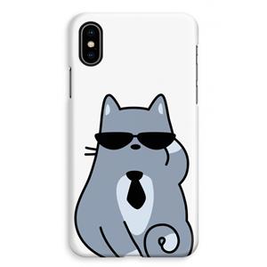 CaseCompany Cool cat: iPhone XS Max Volledig Geprint Hoesje