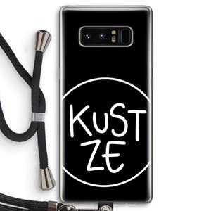 CaseCompany KUST ZE: Samsung Galaxy Note 8 Transparant Hoesje met koord