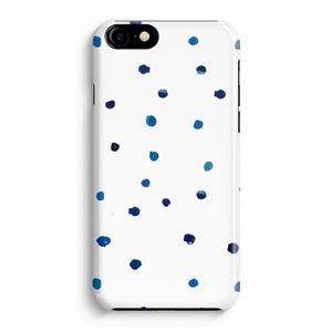 CaseCompany Blauwe stippen: Volledig Geprint iPhone 7 Plus Hoesje