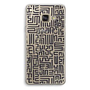 CaseCompany Moroccan Print: Samsung Galaxy A3 (2016) Transparant Hoesje