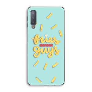 CaseCompany Always fries: Samsung Galaxy A7 (2018) Transparant Hoesje