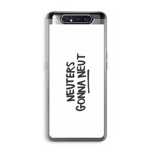 CaseCompany Neuters: Samsung Galaxy A80 Transparant Hoesje