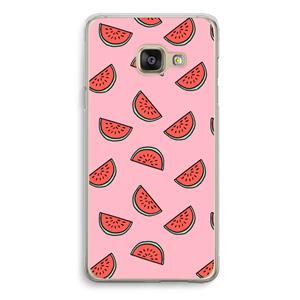 CaseCompany Watermeloen: Samsung Galaxy A3 (2016) Transparant Hoesje